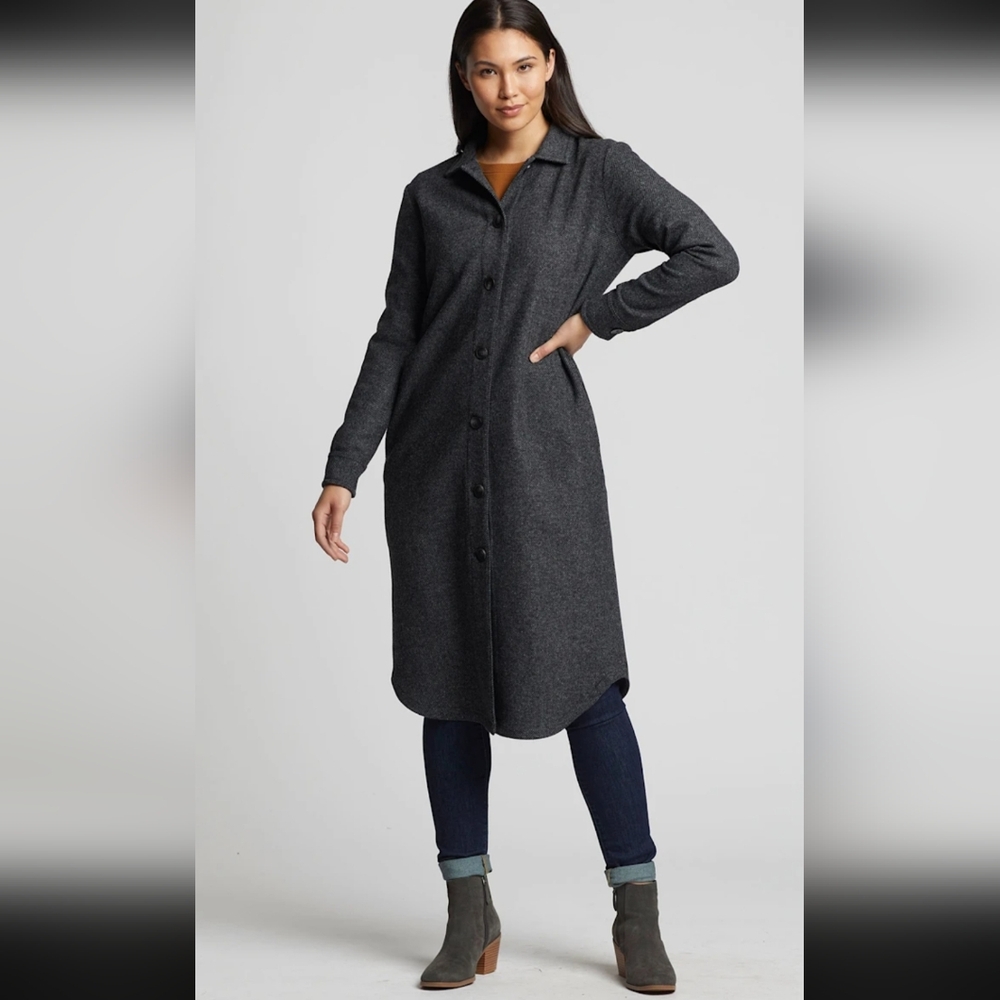 Pendleton Dark Gray Long Sleeve Dress